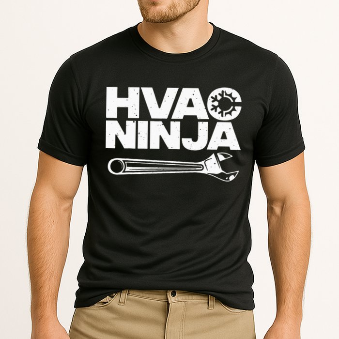 Funny HVAC Gift For Cool Technician Air Condition Lover Cooling Performance Crew T-Shirt