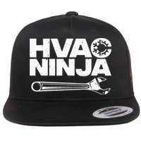 Funny HVAC Gift For Cool Technician Air Condition Lover Flat Bill Trucker Hat