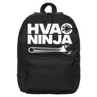 Funny HVAC Gift For Cool Technician Air Condition Lover 16 in Basic Backpack