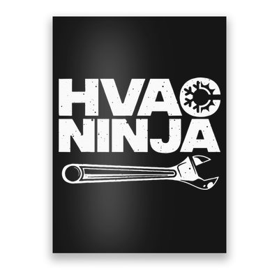 Funny HVAC Gift For Cool Technician Air Condition Lover Poster