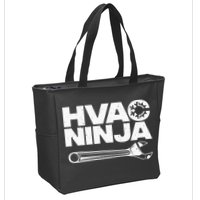 Funny HVAC Gift For Cool Technician Air Condition Lover Zip Tote Bag