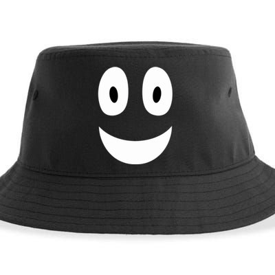 Funny Halloween Ghost Face Retro Spooky Sustainable Bucket Hat