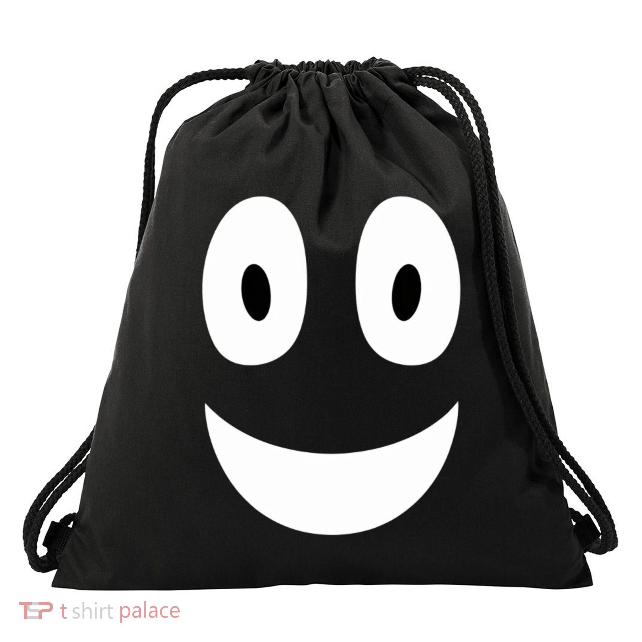 Funny Halloween Ghost Face Retro Spooky Drawstring Bag
