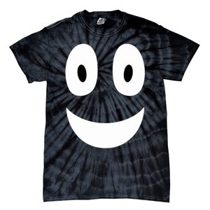 Funny Halloween Ghost Face Retro Spooky Tie-Dye T-Shirt