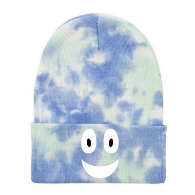 Funny Halloween Ghost Face Retro Spooky Tie Dye 12in Knit Beanie