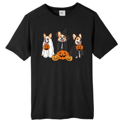 Funny Halloween Ghost Dog Pumpkin Spooky Season Tall Fusion ChromaSoft Performance T-Shirt