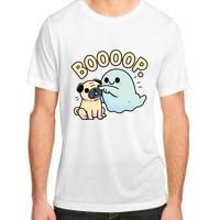 Funny Halloween Ghost Pug Boop Silly Puppy Dog Humor Adult ChromaSoft Performance T-Shirt