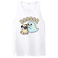 Funny Halloween Ghost Pug Boop Silly Puppy Dog Humor PosiCharge Competitor Tank