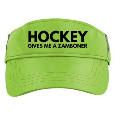 Funny Hockey Gives Me A Zamboner Gift Adult Drive Performance Visor