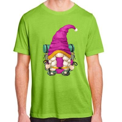 Funny Hiking Gnome For Camping Grandma And Hiker Mom Gift Adult ChromaSoft Performance T-Shirt