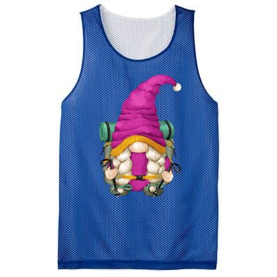 Funny Hiking Gnome For Camping Grandma And Hiker Mom Gift Mesh Reversible Basketball Jersey Tank