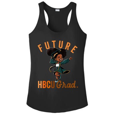 Future HBCU Grad History Black College Ladies PosiCharge Competitor Racerback Tank