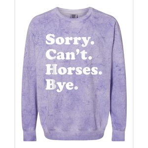 Funny Horse Gift For Men Women Boys Or Girls Colorblast Crewneck Sweatshirt