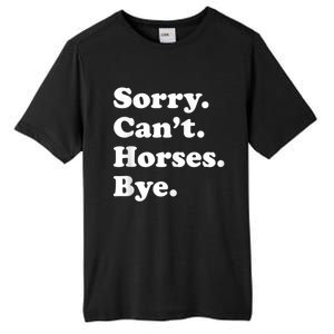 Funny Horse Gift For Men Women Boys Or Girls Tall Fusion ChromaSoft Performance T-Shirt