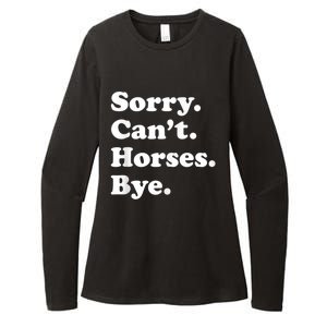 Funny Horse Gift For Men Women Boys Or Girls Womens CVC Long Sleeve Shirt