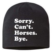 Funny Horse Gift For Men Women Boys Or Girls Sustainable Beanie