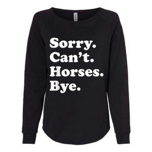 Funny Horse Gift For Men Women Boys Or Girls Womens California Wash Sweatshirt