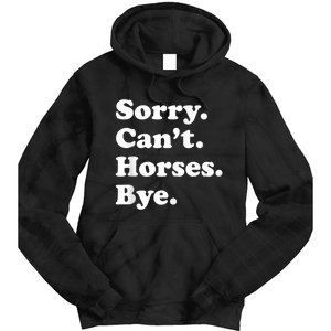 Funny Horse Gift For Men Women Boys Or Girls Tie Dye Hoodie