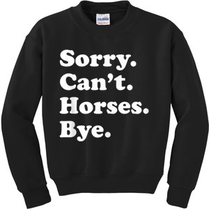 Funny Horse Gift For Men Women Boys Or Girls Kids Sweatshirt