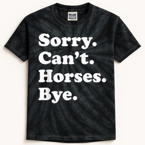 Funny Horse Gift For Men Women Boys Or Girls Kids Tie-Dye T-Shirt