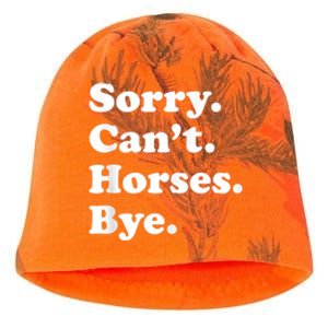 Funny Horse Gift For Men Women Boys Or Girls Kati - Camo Knit Beanie