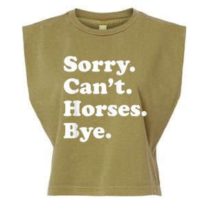 Funny Horse Gift For Men Women Boys Or Girls Garment-Dyed Women's Muscle Tee