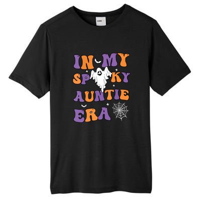 Funny Halloween Groovy In My Spooky Aunt Era Cute Ghost Gift Tall Fusion ChromaSoft Performance T-Shirt