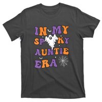 Funny Halloween Groovy In My Spooky Aunt Era Cute Ghost Gift T-Shirt