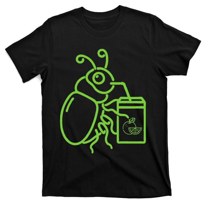 Funny Halloween Graphic Green Halloween Beetle T-Shirt