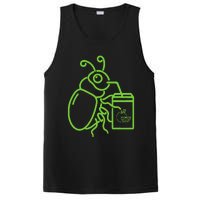 Funny Halloween Graphic Green Halloween Beetle PosiCharge Competitor Tank