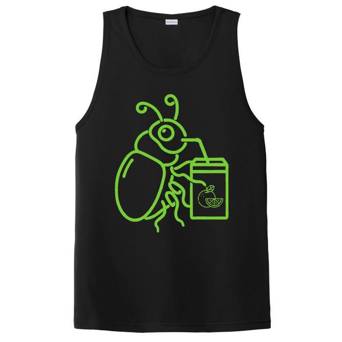 Funny Halloween Graphic Green Halloween Beetle PosiCharge Competitor Tank