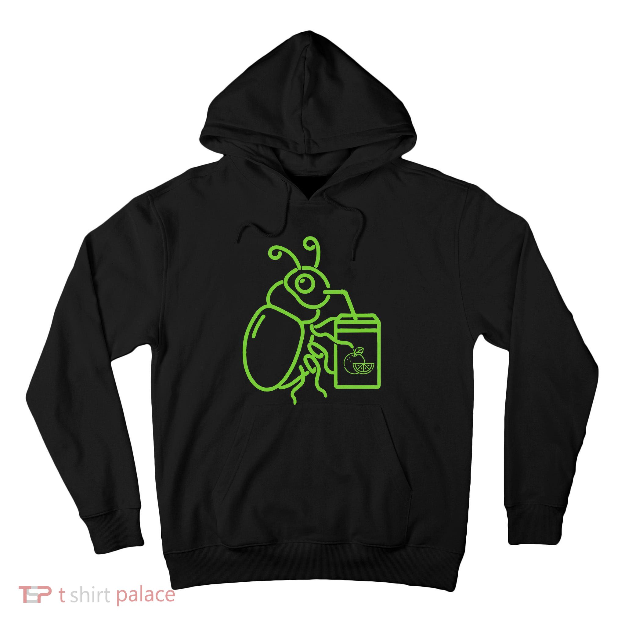 Funny Halloween Graphic Green Halloween Beetle Tall Hoodie