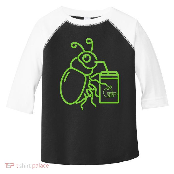 Funny Halloween Graphic Green Halloween Beetle Toddler Fine Jersey T-Shirt