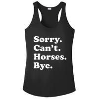 Funny Horse Gift For Men Women Ladies PosiCharge Competitor Racerback Tank