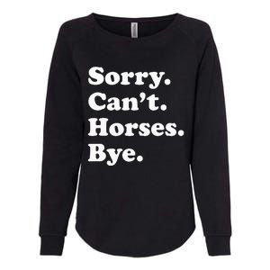 Funny Horse Gift For Men Women Womens California Wash Sweatshirt