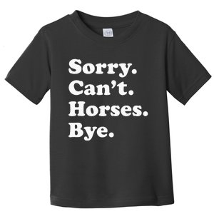 Funny Horse Gift For Men Women Toddler T-Shirt