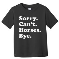 Funny Horse Gift For Men Women Toddler T-Shirt