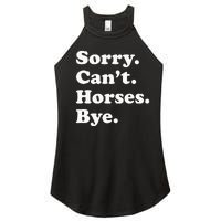 Funny Horse Gift For Men Women Women's Perfect Tri Rocker Tank