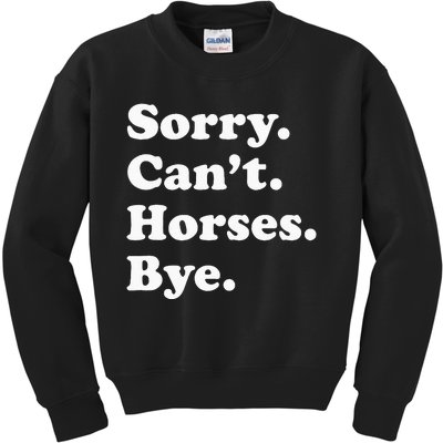 Funny Horse Gift For Men Women Kids Sweatshirt