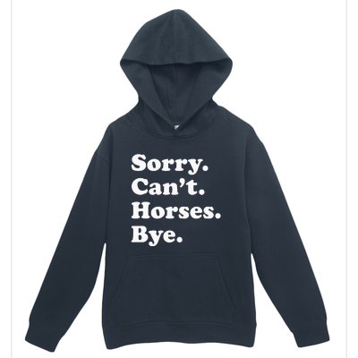 Funny Horse Gift For Men Women Urban Pullover Hoodie