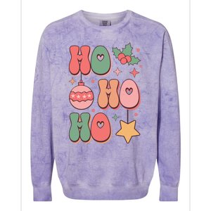 Festive Holiday Graphic Colorblast Crewneck Sweatshirt