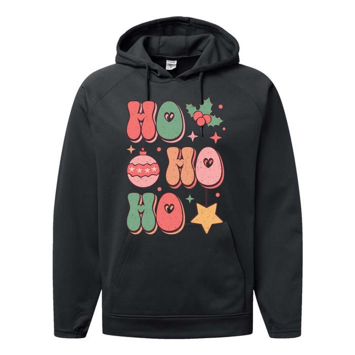 Festive Holiday Graphic Performance Fleece Hoodie