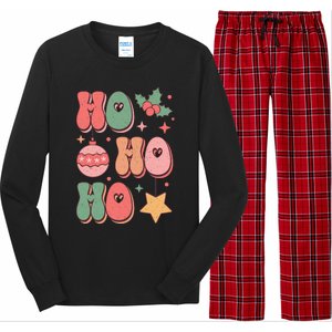 Festive Holiday Graphic Long Sleeve Pajama Set