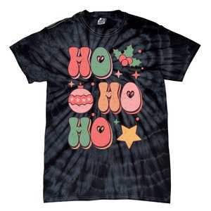 Festive Holiday Graphic Tie-Dye T-Shirt