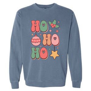 Festive Holiday Graphic Garment-Dyed Sweatshirt