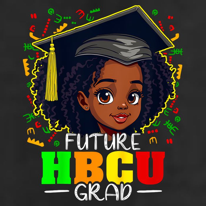 Future Hbcu Grad Black Girl Graduation Hbcu 7 Panel Mesh Trucker Snapback Hat