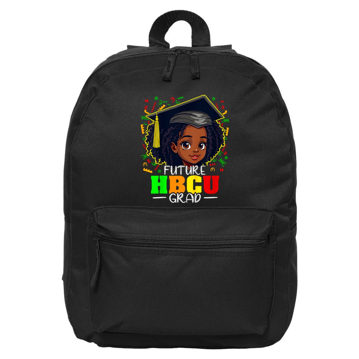 Future Hbcu Grad Black Girl Graduation Hbcu 16 in Basic Backpack