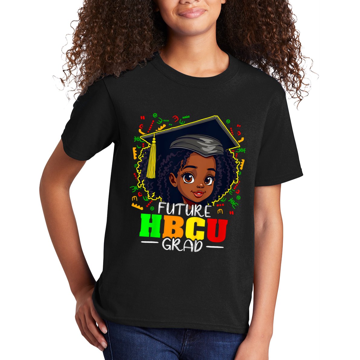 Future Hbcu Grad Black Girl Graduation Hbcu Kids T-Shirt