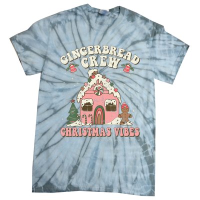 Festive Holiday Gingerbread Baking Squad Tie-Dye T-Shirt