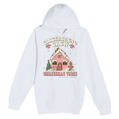 Festive Holiday Gingerbread Baking Squad Premium Pullover Hoodie